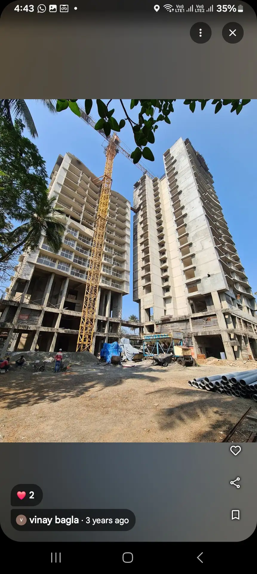 2.5 BHK Flat for Rent in Govardhan Giri Tower, Goregaon West
