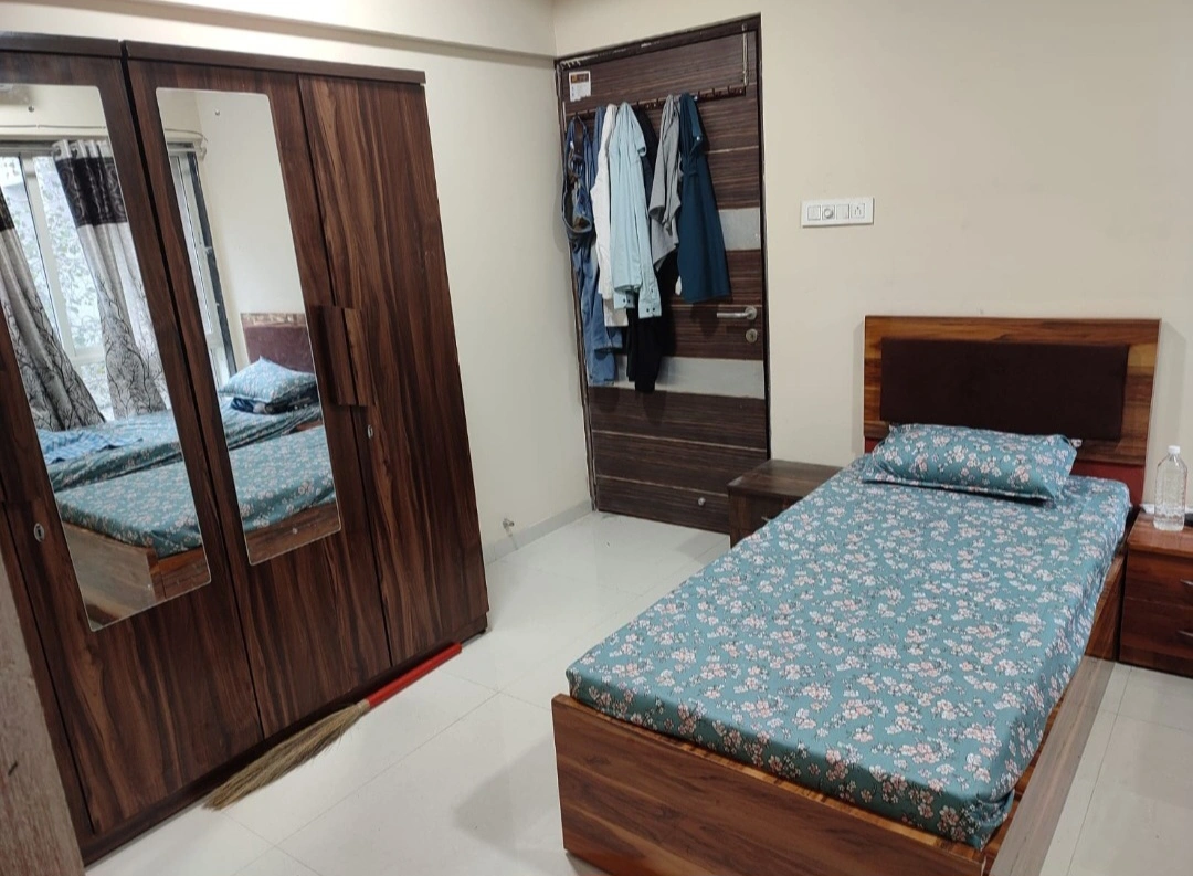 Triple Sharing Room Boys only Flat for PG in Athena Tower, Goregaon West