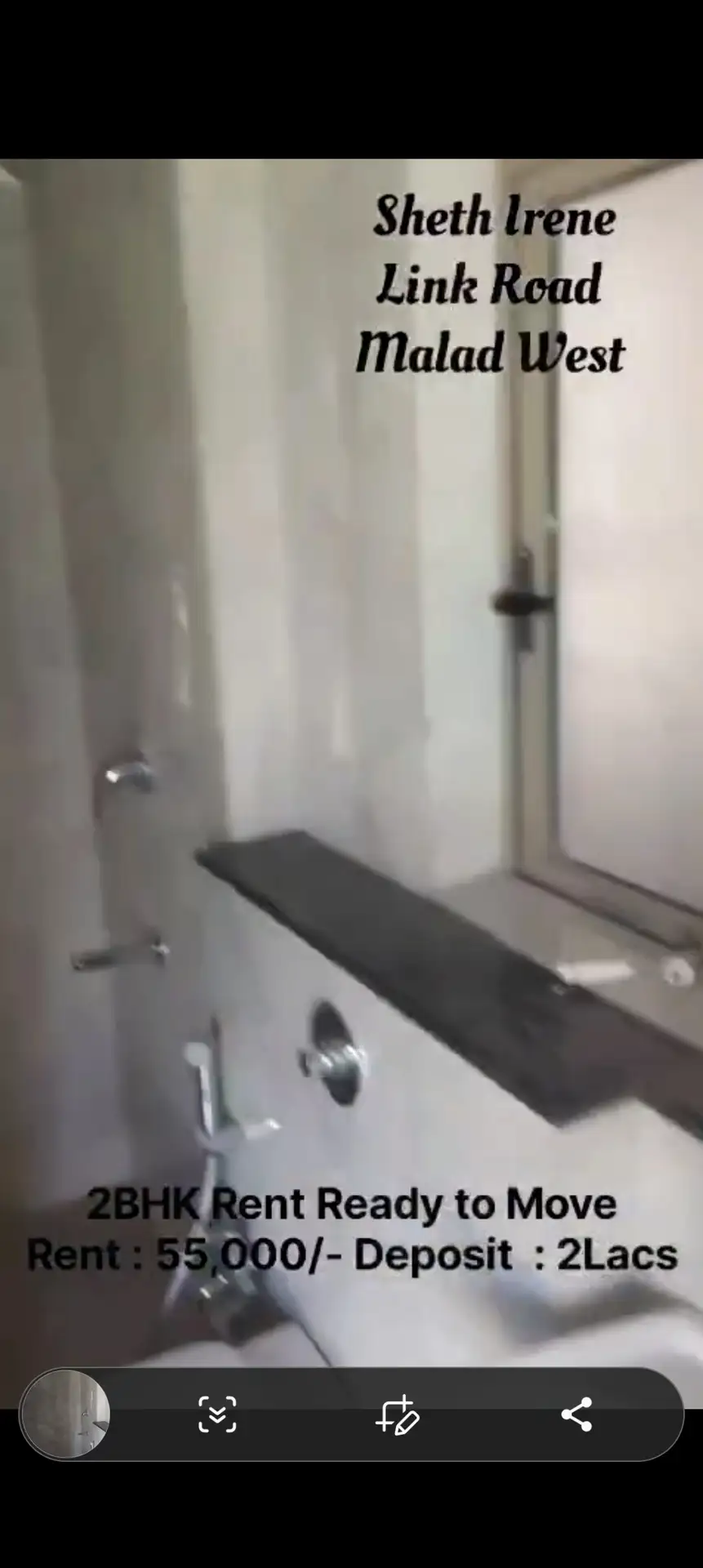 2 BHK Flat for Rent in Sheth Irene Tower, Malad West