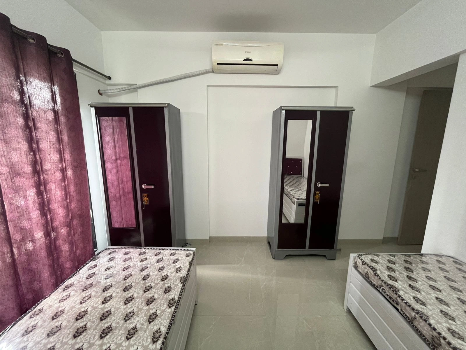 Triple Sharing Room Boys only Flat for PG in Sweet Seven Society, Malad West