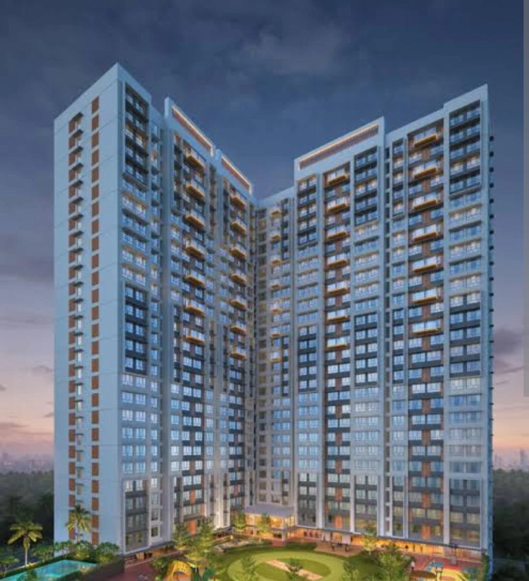 2 BHK Flat for Rent in Dotom Tower, Malad West