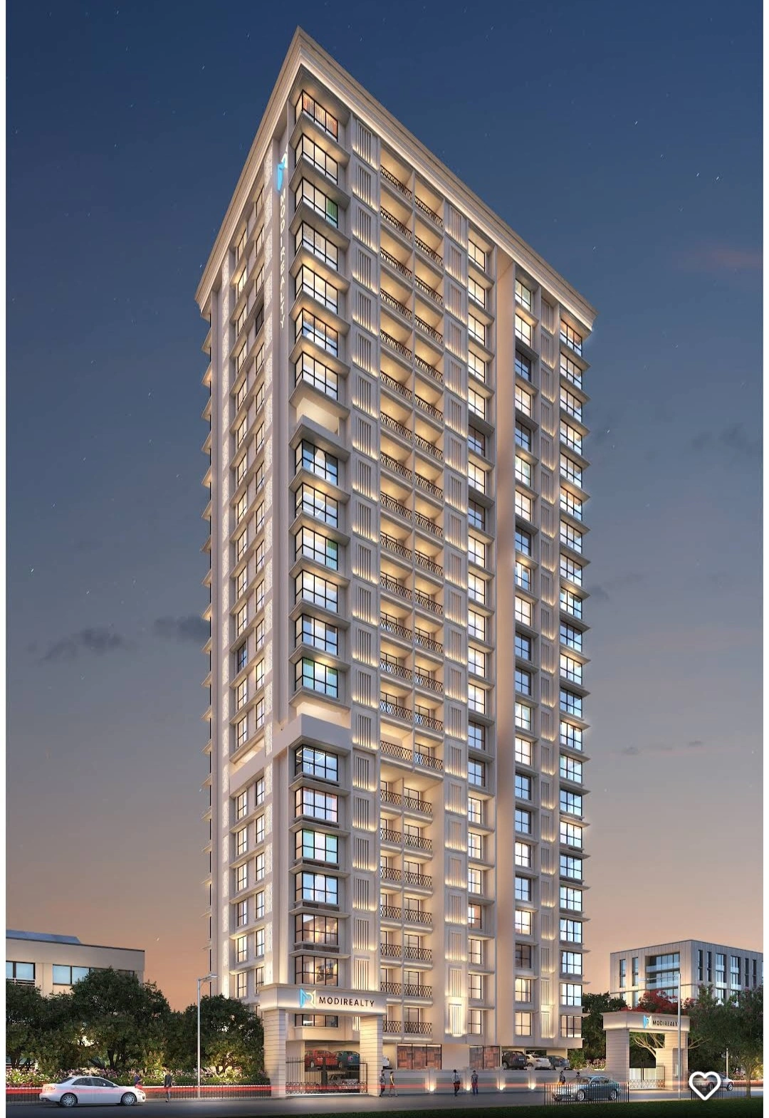 2 BHK Flat for Rent in Modi Vatvriksh Tower, Goregaon West