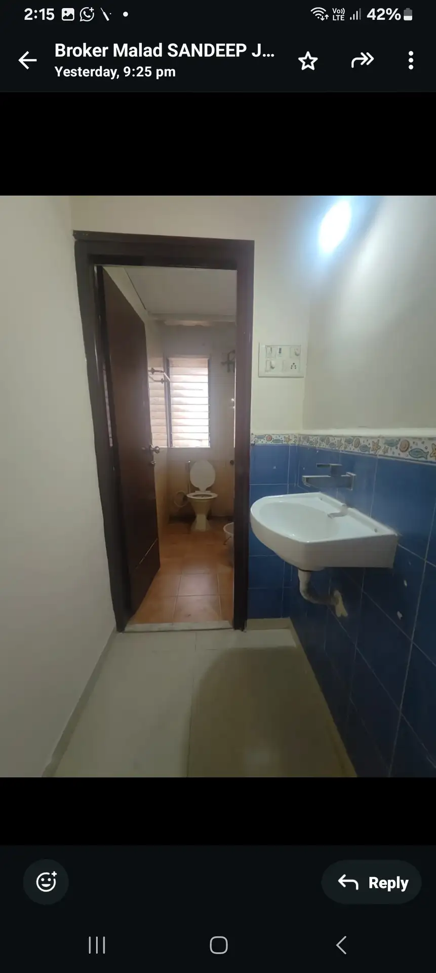 2 BHK Flat for Rent in Pleasant Park Society, Malad West