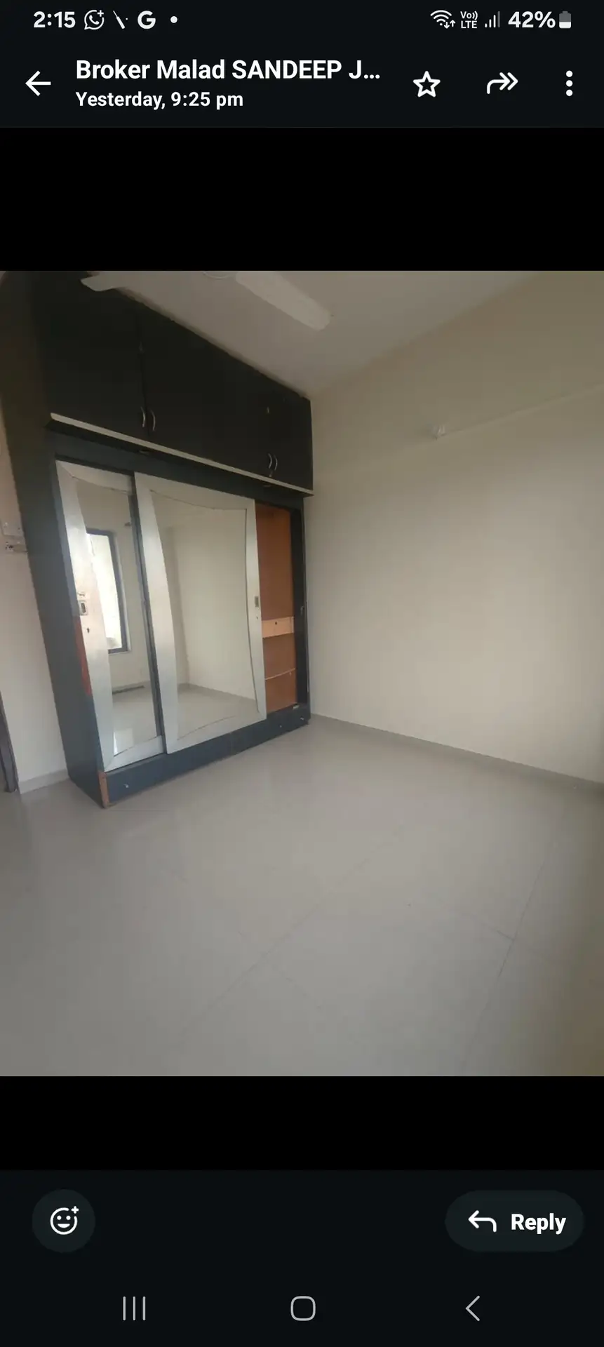 2 BHK Flat for Rent in Pleasant Park Society, Malad West