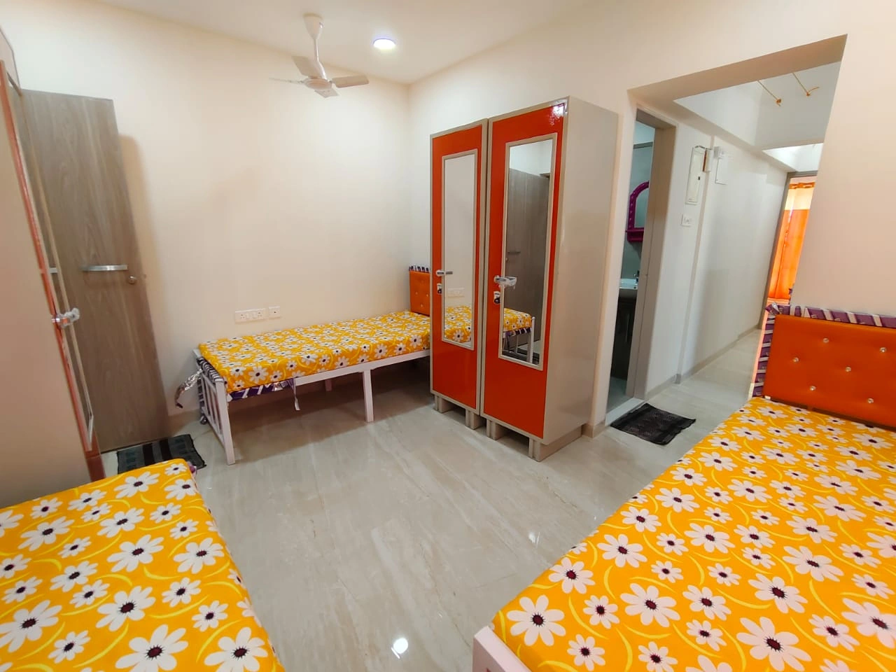 Double Sharing Room Boys only Flat for PG in Jenaji , Andheri East