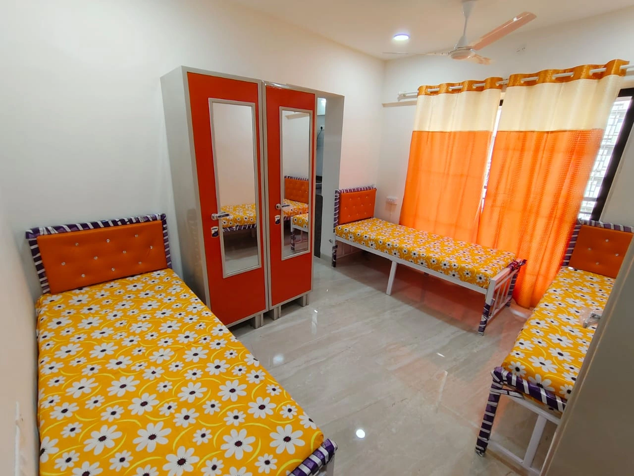 Double Sharing Room Boys only Flat for PG in Jenaji , Andheri East